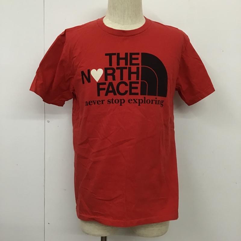ザノースフェイス THE NORTH FACE Tシャツ 半袖 AT32918 Graphic Tee 茶タグ M ロゴ、文字 赤 / レッド / X 黒 / ブラック /  メンズ USED 古着 中古 10101709