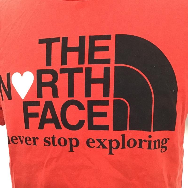 ザノースフェイス THE NORTH FACE Tシャツ 半袖 AT32918 Graphic Tee 茶タグ M ロゴ、文字 赤 / レッド / X 黒 / ブラック /  メンズ USED 古着 中古 10101709