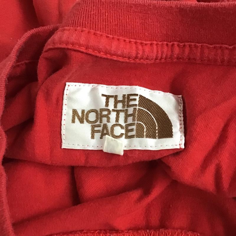 ザノースフェイス THE NORTH FACE Tシャツ 半袖 AT32918 Graphic Tee 茶タグ M ロゴ、文字 赤 / レッド / X 黒 / ブラック /  メンズ USED 古着 中古 10101709
