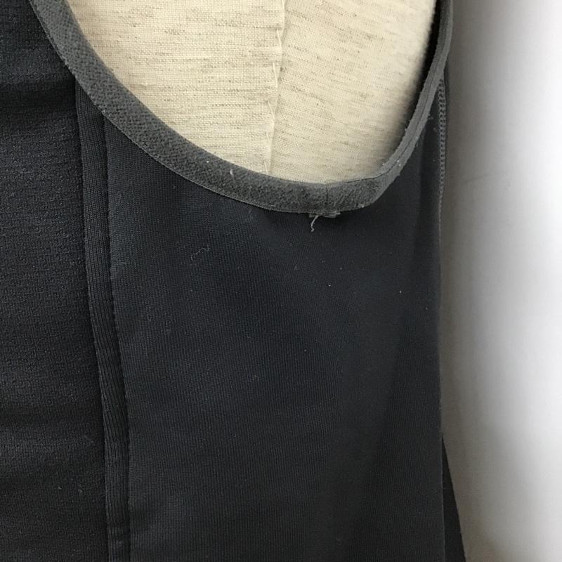 エルエルビーン L.L.Bean ベスト ベスト 500887 ジップアップ 裏フリース S ロゴ、文字 黒 / ブラック /  メンズ USED 古着 中古 10101731