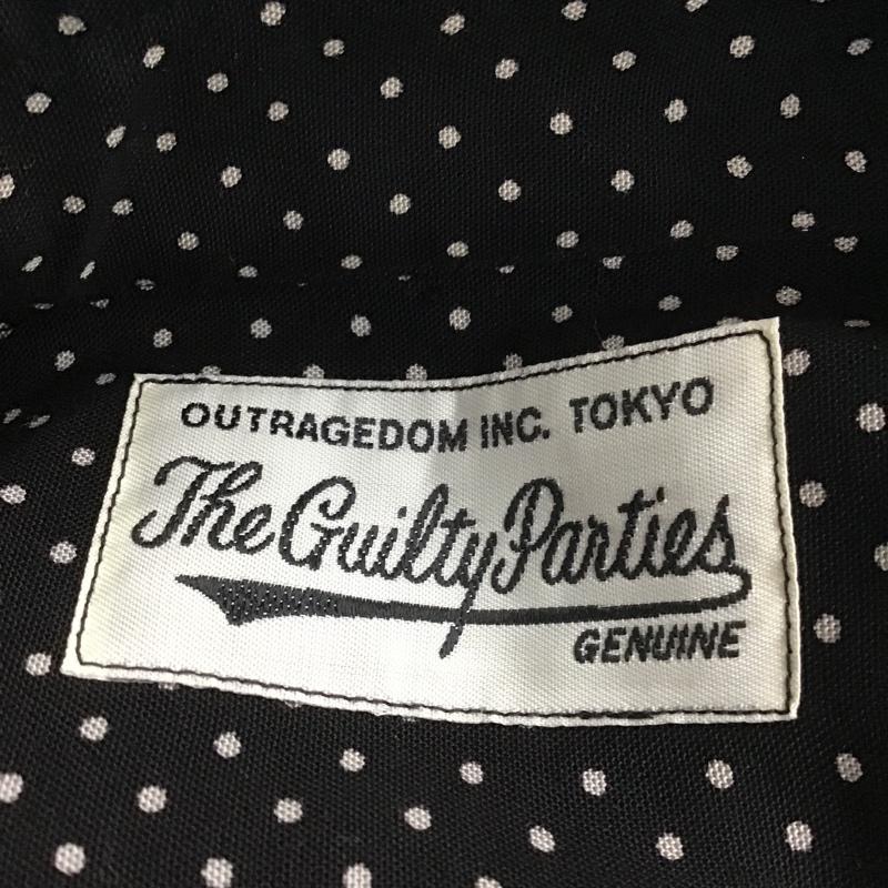 ギルティーパーティーズ GUILTYPARTIES シャツ、ブラウス 半袖 ワコマリア バックロゴ ドット M 刺繍 白 / ホワイト / X 黒 / ブラック / X 青 / ブルー /  メンズ USED 古着 中古 10101740