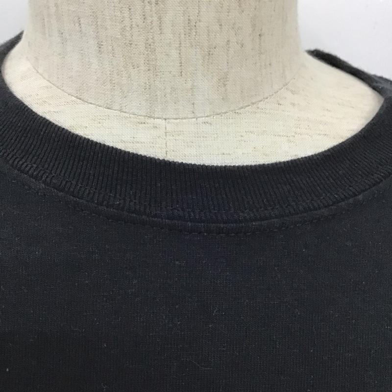 ベドウィン アンド ザ ハートブレイカーズ BEDWIN & THE HEARTBREAKERS Tシャツ 長袖 ロンT スリーブロゴ 3 プリント 黒 / ブラック /  メンズ USED 古着 中古 10101747