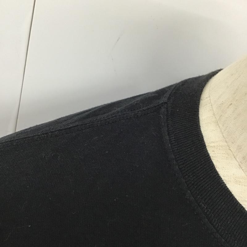 ベドウィン アンド ザ ハートブレイカーズ BEDWIN & THE HEARTBREAKERS Tシャツ 長袖 ロンT スリーブロゴ 3 プリント 黒 / ブラック /  メンズ USED 古着 中古 10101747