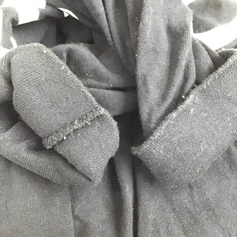 ベドウィン アンド ザ ハートブレイカーズ BEDWIN & THE HEARTBREAKERS Tシャツ 長袖 ロンT スリーブロゴ 3 プリント 黒 / ブラック /  メンズ USED 古着 中古 10101747