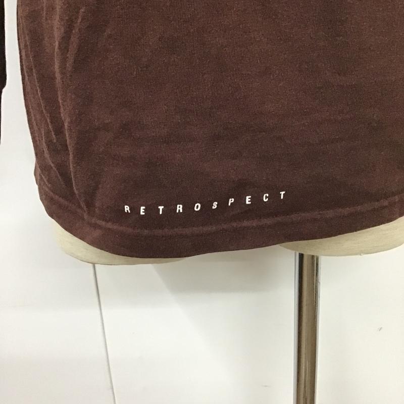 ティーエムティー TMT Tシャツ 長袖 RETROSPECT Big holiday BIG3 ロンT M ロゴ、文字 茶 / ブラウン /  メンズ USED 古着 中古 10101749