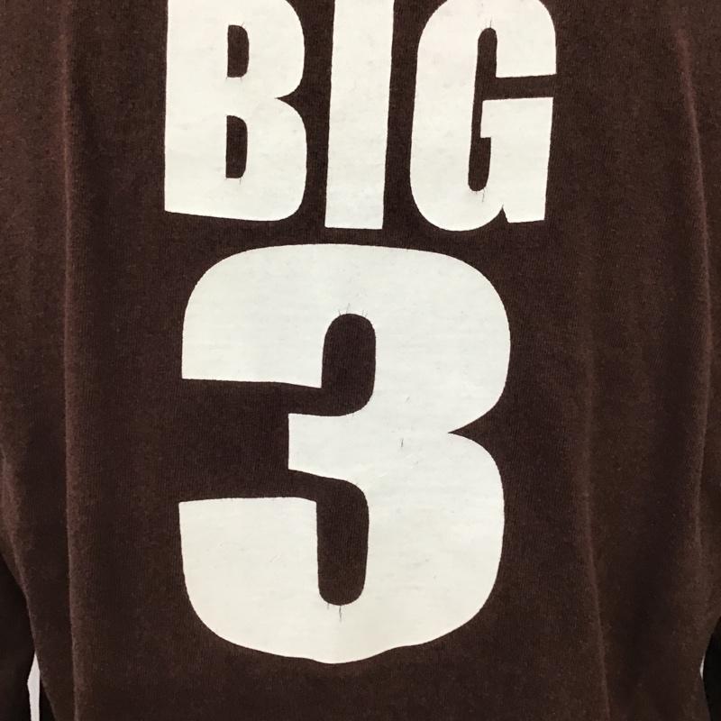ティーエムティー TMT Tシャツ 長袖 RETROSPECT Big holiday BIG3 ロンT M ロゴ、文字 茶 / ブラウン /  メンズ USED 古着 中古 10101749