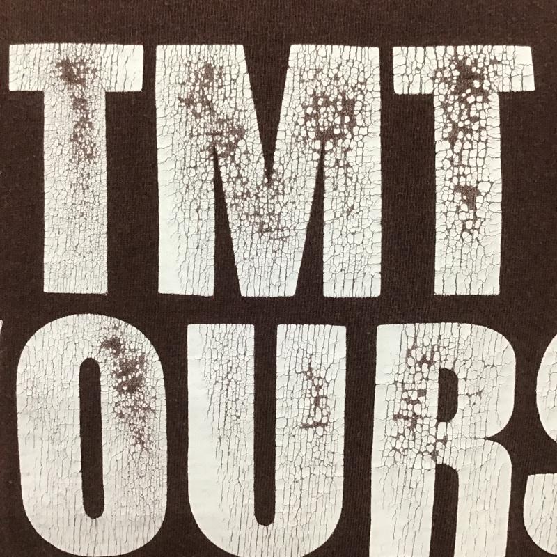 ティーエムティー TMT Tシャツ 長袖 RETROSPECT Big holiday BIG3 ロンT M ロゴ、文字 茶 / ブラウン /  メンズ USED 古着 中古 10101749