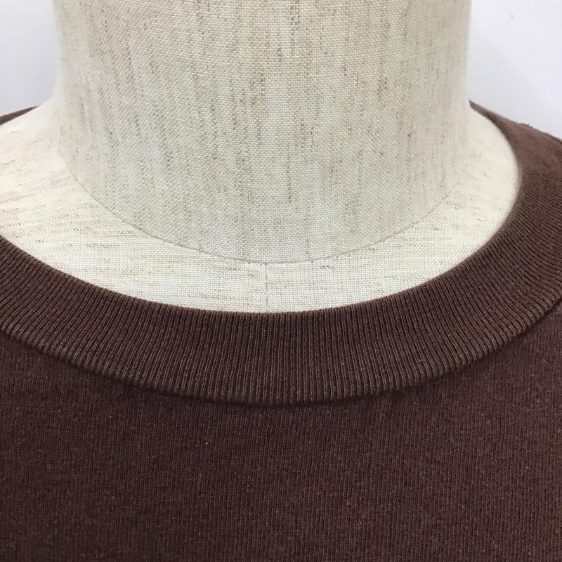 ティーエムティー TMT Tシャツ 長袖 RETROSPECT Big holiday BIG3 ロンT M ロゴ、文字 茶 / ブラウン /  メンズ USED 古着 中古 10101749