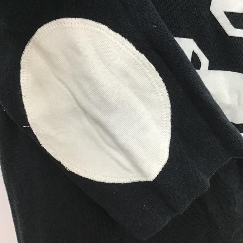 モニタリー MONITALY Tシャツ 七分袖 ナンバリングTシャツ エルボーパッチ L プリント 白 / ホワイト / X 黒 / ブラック / X 橙 / オレンジ /  メンズ USED 古着 中古 10101751