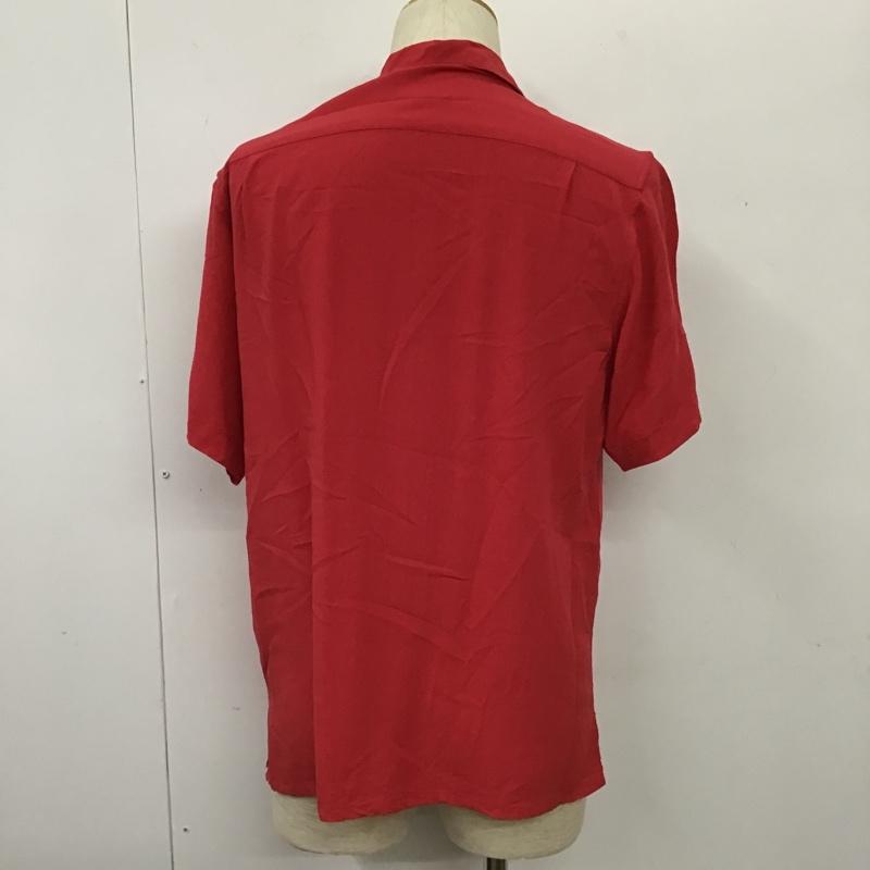 シュプリーム Supreme シャツ、ブラウス 半袖 Dragon Rayon Shirt 18AW オープンカラーシャツ M 刺繍 赤 / レッド /  メンズ USED 古着 中古 10101753
