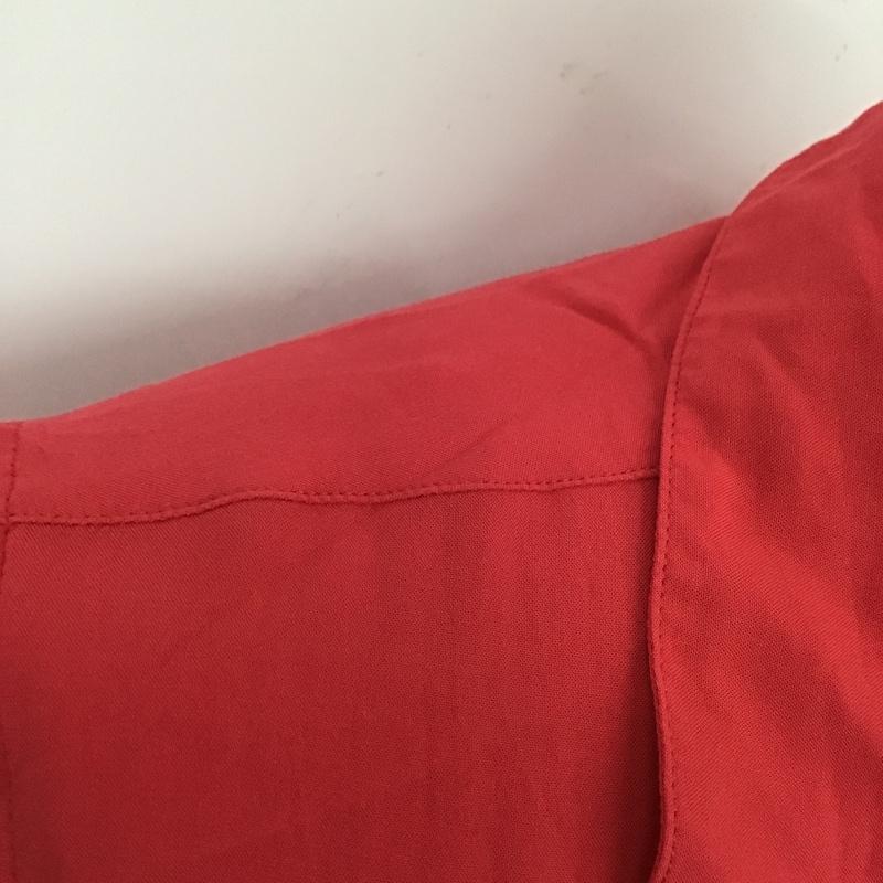 シュプリーム Supreme シャツ、ブラウス 半袖 Dragon Rayon Shirt 18AW オープンカラーシャツ M 刺繍 赤 / レッド /  メンズ USED 古着 中古 10101753