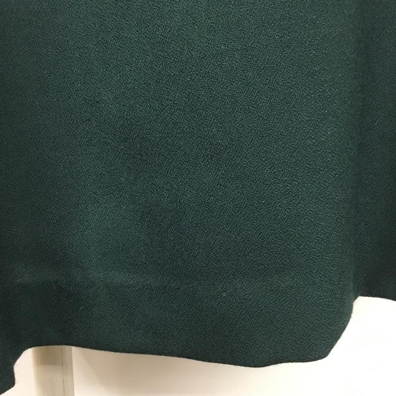 ナチュラルビューティーベーシック NATURAL BEAUTY BASIC スカート ひざ丈スカート L 無地 緑 / グリーン /  レディース USED 古着 中古 10101774
