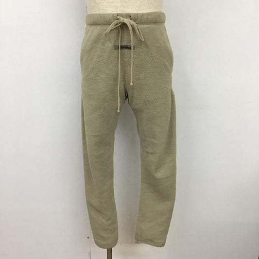 エッセンシャルズ ESSENTIALS ボトムス ボトムス フリースパンツ カジュアルパンツ スリムパンツ ストレッチパンツ S 無地 ベージュ / ベージュ /  メンズ USED 古着 中古 10101790