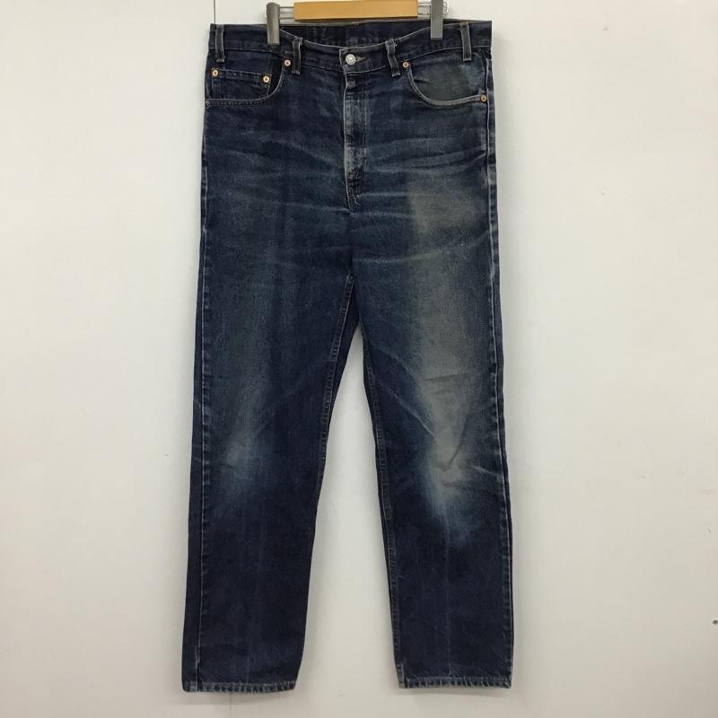 リーバイストラウスアンドコー Levi Strauss & co. パンツ デニム、ジーンズ デニムパンツ ストレートパンツ ワイドパンツ カジュアルパンツ 90s 550 USA 36 無地 インディゴ / インディゴ /  メンズ USED 古着 中古 10101793