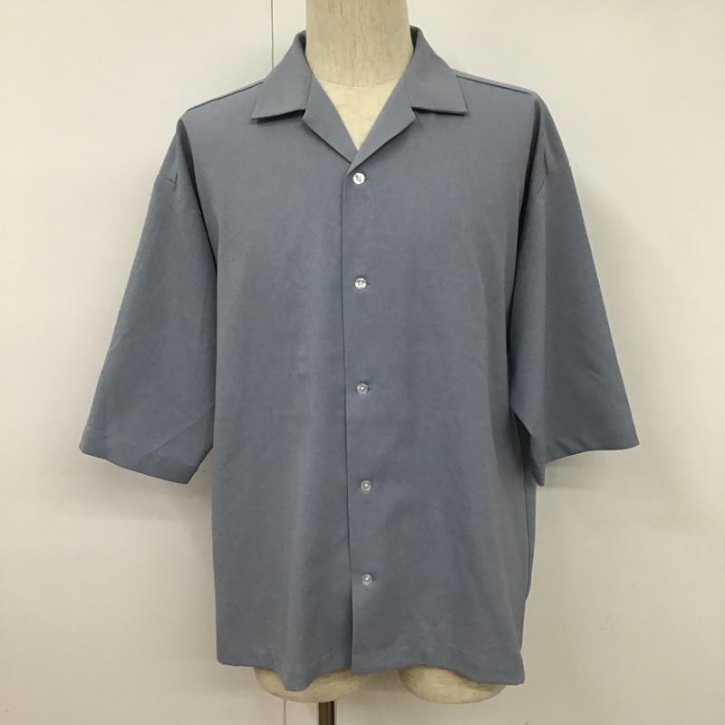 アデイインザライフ ユナイテッドアローズ A day in the life UNITED ARROWS シャツ、ブラウス 半袖 半袖シャツ カラーシャツ カジュアルシャツ M 無地 水色 / ライトブルー /  メンズ USED 古着 中古 10101798