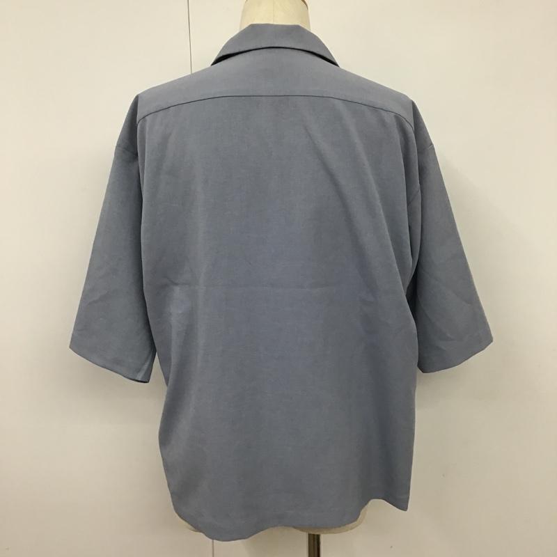 アデイインザライフ ユナイテッドアローズ A day in the life UNITED ARROWS シャツ、ブラウス 半袖 半袖シャツ カラーシャツ カジュアルシャツ M 無地 水色 / ライトブルー /  メンズ USED 古着 中古 10101798
