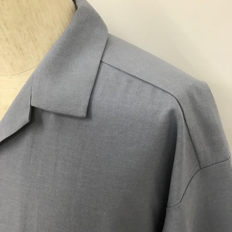 アデイインザライフ ユナイテッドアローズ A day in the life UNITED ARROWS シャツ、ブラウス 半袖 半袖シャツ カラーシャツ カジュアルシャツ M 無地 水色 / ライトブルー /  メンズ USED 古着 中古 10101798