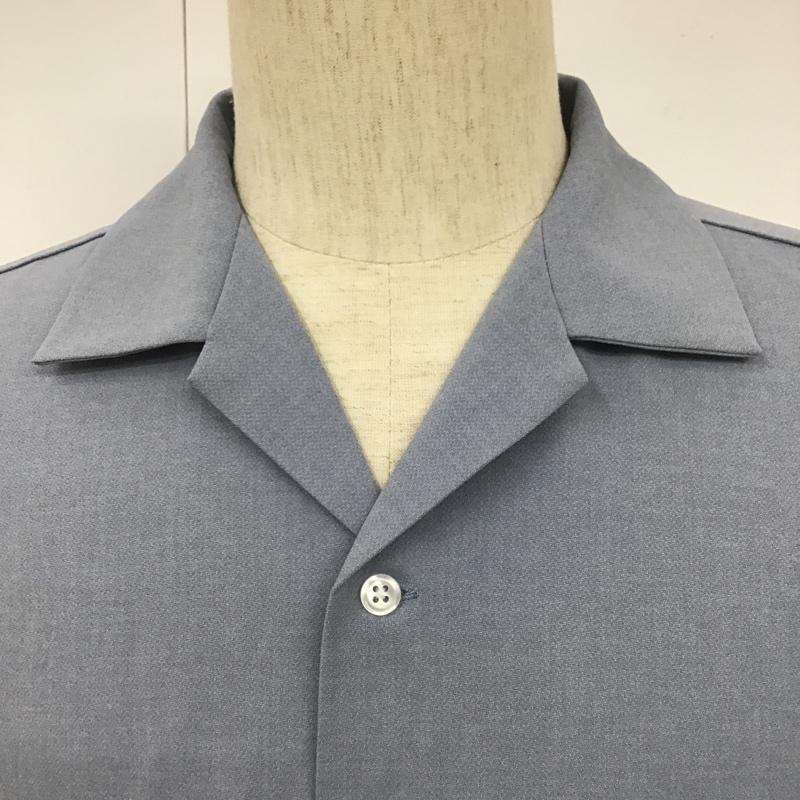 アデイインザライフ ユナイテッドアローズ A day in the life UNITED ARROWS シャツ、ブラウス 半袖 半袖シャツ カラーシャツ カジュアルシャツ M 無地 水色 / ライトブルー /  メンズ USED 古着 中古 10101798