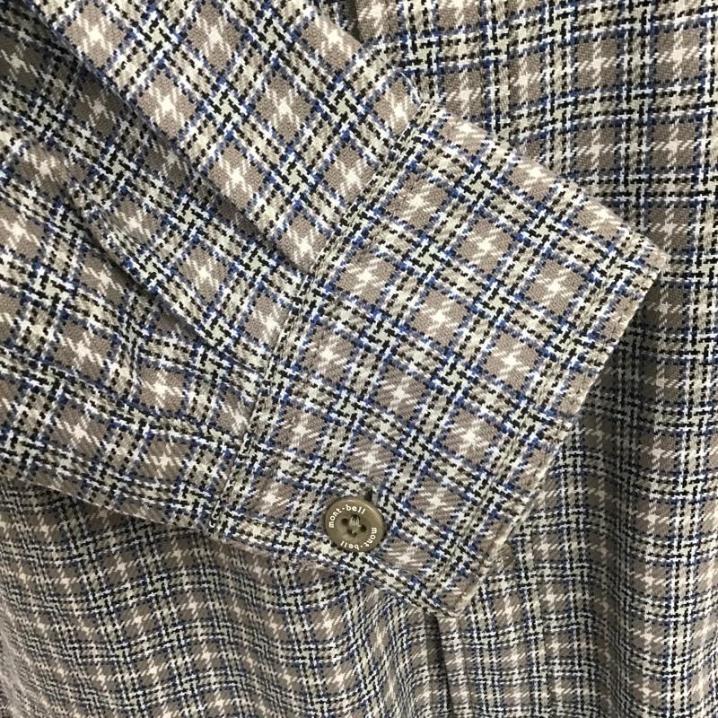モンベル mont-bell シャツ、ブラウス 長袖 1104286 WIC.O.D.シャツ 長袖シャツ チェックシャツ カラーシャツ M チェック マルチカラー / マルチカラー /  メンズ USED 古着 中古 10101815