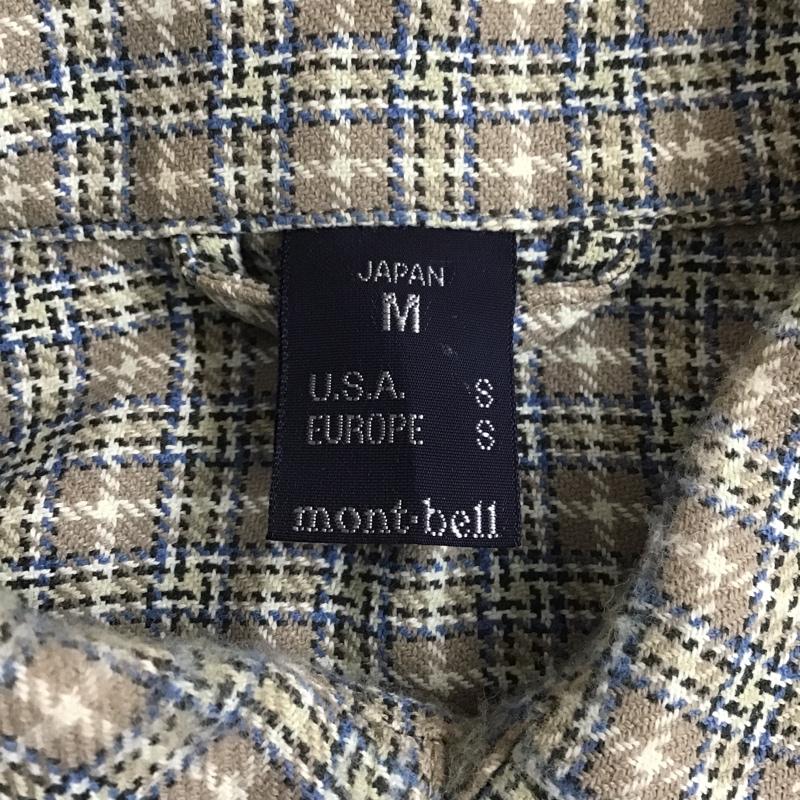 モンベル mont-bell シャツ、ブラウス 長袖 1104286 WIC.O.D.シャツ 長袖シャツ チェックシャツ カラーシャツ M チェック マルチカラー / マルチカラー /  メンズ USED 古着 中古 10101815