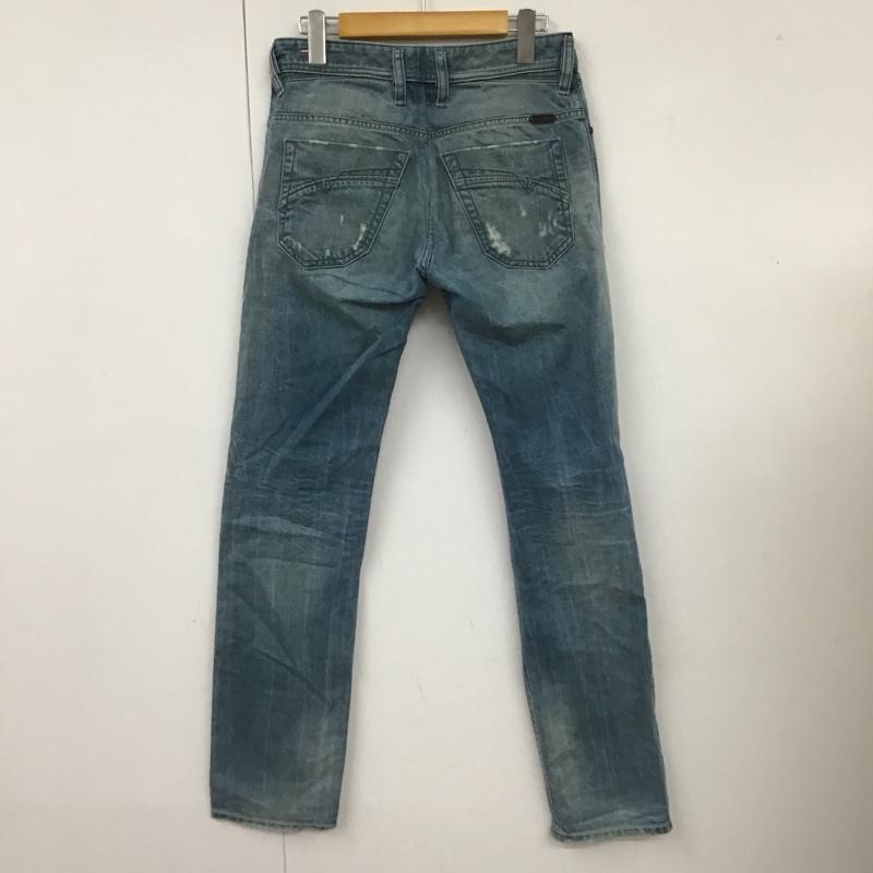 ディーゼル DIESEL パンツ デニム、ジーンズ デニムパンツ スリムパンツ ダメージ加工パンツ カジュアルパンツ 29インチ 無地 インディゴ / インディゴ /  メンズ USED 古着 中古 10101816