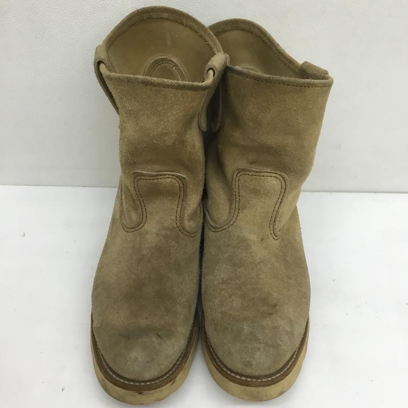 レッドウィング RED WING ブーツ 一般 ペコスブーツ スエード 90s US：8 ベージュ / ベージュ /  メンズ USED 古着 中古 10101829