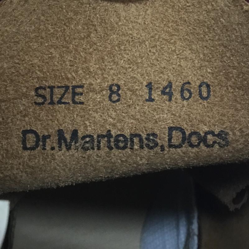 ドクターマーチン Dr.Martens ブーツ 一般 VINTAGE 1460 8 ホール ブーツ US：9 ロゴ、文字 えんじ / ワインレッド /  メンズ USED 古着 中古 10101835