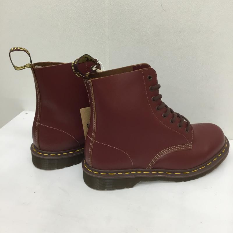 ドクターマーチン Dr.Martens ブーツ 一般 VINTAGE 1460 8 ホール ブーツ US：9 ロゴ、文字 えんじ / ワインレッド /  メンズ USED 古着 中古 10101835