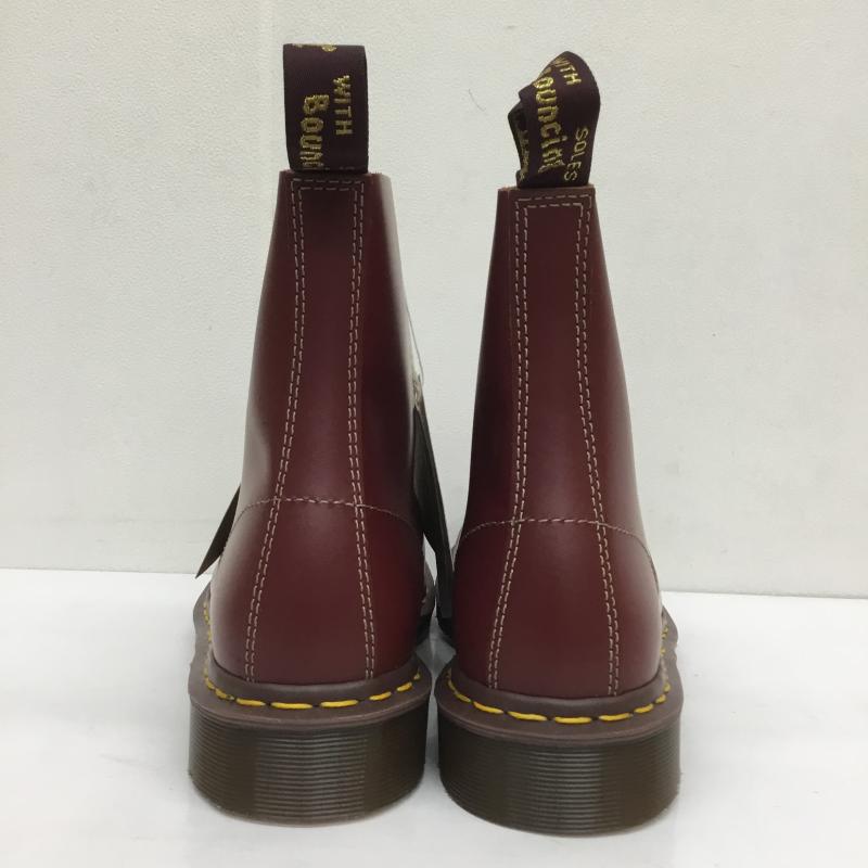 ドクターマーチン Dr.Martens ブーツ 一般 VINTAGE 1460 8 ホール ブーツ US：9 ロゴ、文字 えんじ / ワインレッド /  メンズ USED 古着 中古 10101835