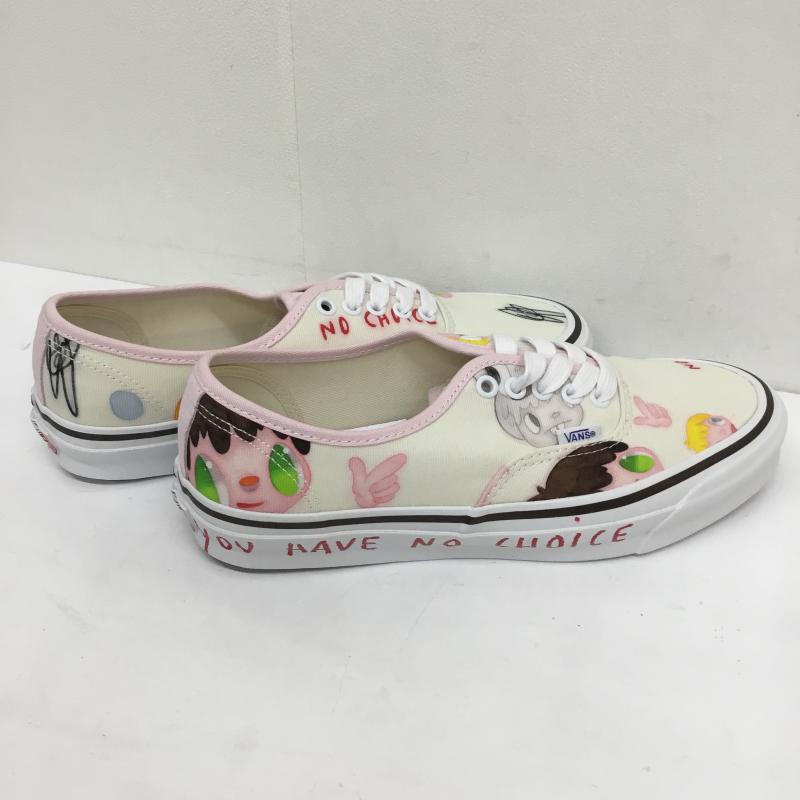 バンズボルト VANS VAULT スニーカー スニーカー JAVIER CALLEJA ハビア カジェハ OG Authentic LX オーセンティック VN0A4BV96Z61 26.5cm キャラクター X ロゴ、文字 ベージュ / ベージュ / X 桃 / ピンク /  メンズ USED 古着 中古 10101837