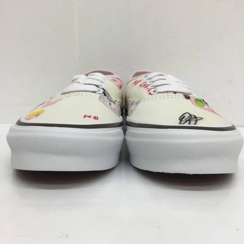 バンズボルト VANS VAULT スニーカー スニーカー JAVIER CALLEJA ハビア カジェハ OG Authentic LX オーセンティック VN0A4BV96Z61 26.5cm キャラクター X ロゴ、文字 ベージュ / ベージュ / X 桃 / ピンク /  メンズ USED 古着 中古 10101837