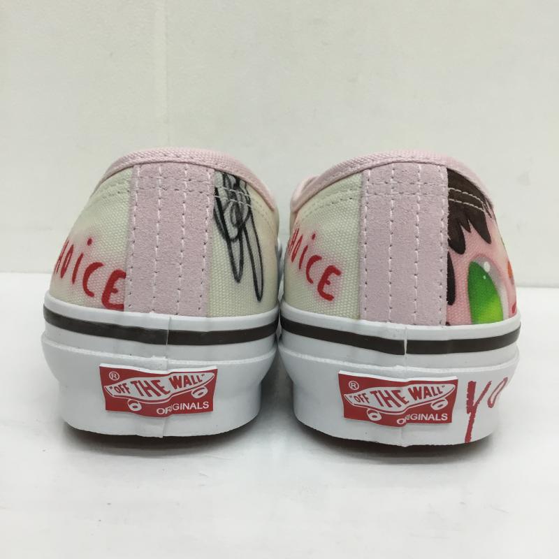 バンズボルト VANS VAULT スニーカー スニーカー JAVIER CALLEJA ハビア カジェハ OG Authentic LX オーセンティック VN0A4BV96Z61 26.5cm キャラクター X ロゴ、文字 ベージュ / ベージュ / X 桃 / ピンク /  メンズ USED 古着 中古 10101837
