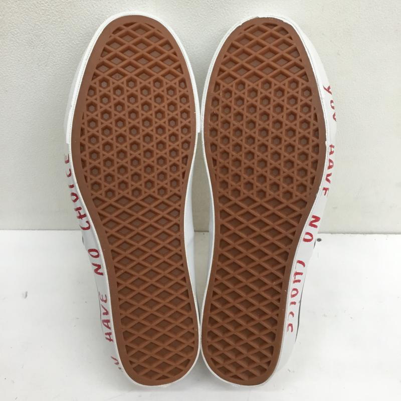 バンズボルト VANS VAULT スニーカー スニーカー JAVIER CALLEJA ハビア カジェハ OG Authentic LX オーセンティック VN0A4BV96Z61 26.5cm キャラクター X ロゴ、文字 ベージュ / ベージュ / X 桃 / ピンク /  メンズ USED 古着 中古 10101837