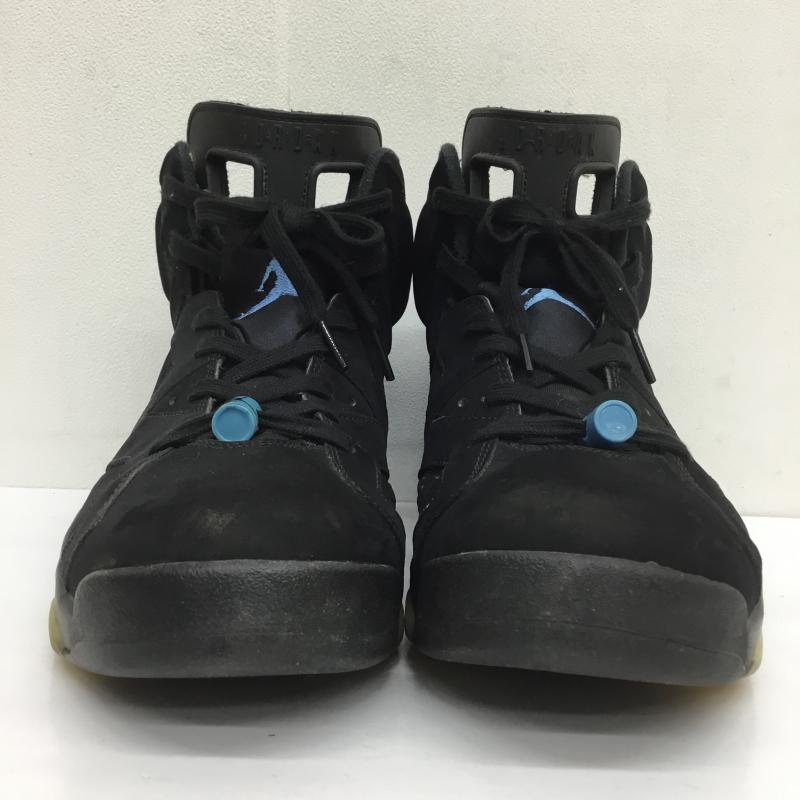 ナイキ NIKE スニーカー スニーカー AIR JORDAN 6 RETRO UNC エアジョーダン6 レトロ 384664-006 28.5cm ロゴ、文字 黒 / ブラック / X 水色 / ライトブルー /  メンズ USED 古着 中古 10101842