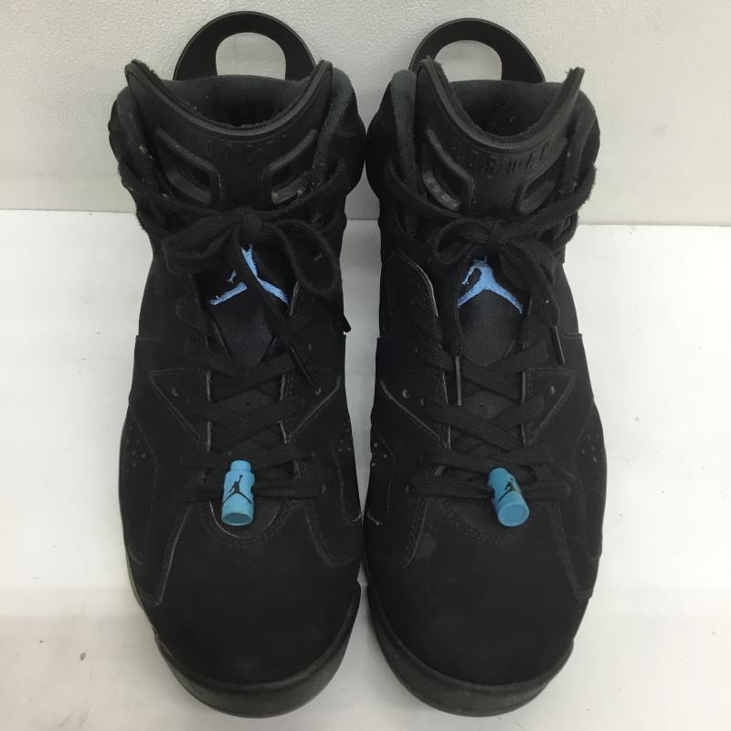 ナイキ NIKE スニーカー スニーカー AIR JORDAN 6 RETRO UNC エアジョーダン6 レトロ 384664-006 28.5cm ロゴ、文字 黒 / ブラック / X 水色 / ライトブルー /  メンズ USED 古着 中古 10101842