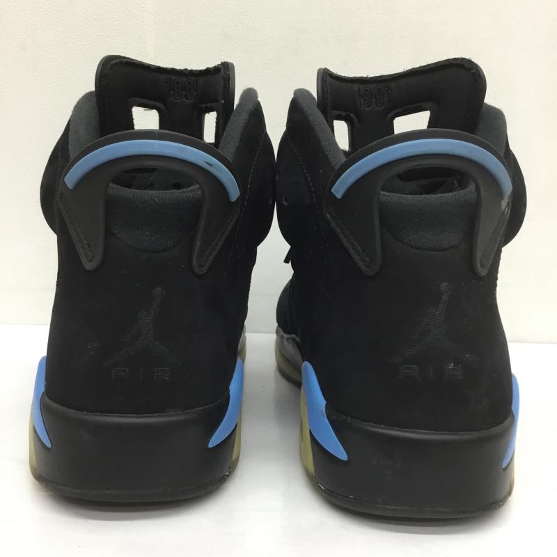 ナイキ NIKE スニーカー スニーカー AIR JORDAN 6 RETRO UNC エアジョーダン6 レトロ 384664-006 28.5cm ロゴ、文字 黒 / ブラック / X 水色 / ライトブルー /  メンズ USED 古着 中古 10101842