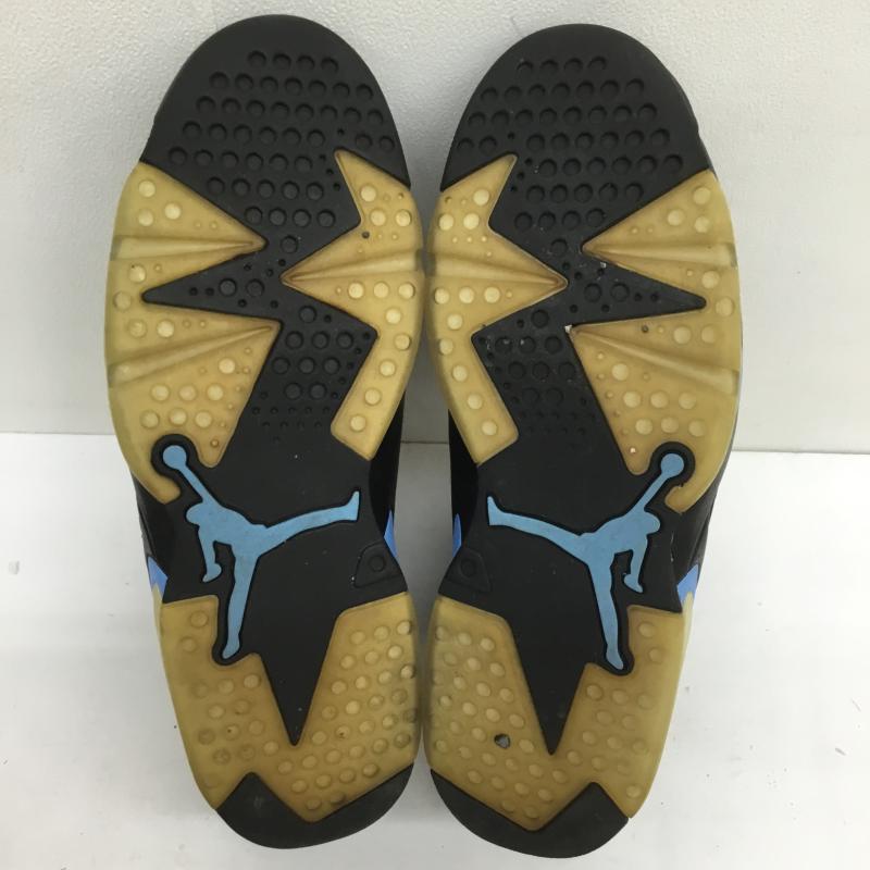 ナイキ NIKE スニーカー スニーカー AIR JORDAN 6 RETRO UNC エアジョーダン6 レトロ 384664-006 28.5cm ロゴ、文字 黒 / ブラック / X 水色 / ライトブルー /  メンズ USED 古着 中古 10101842