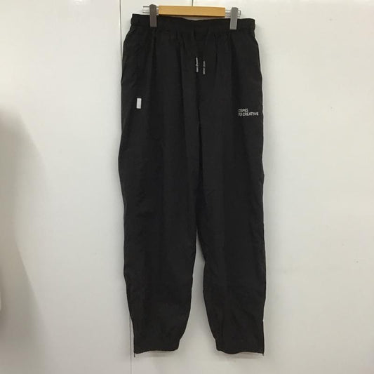 ストライプフォークリエイティブ Stripes For Creative パンツ スラックス SFCSS22P03 WINDBREAKER PANTS L プリント 黒 / ブラック /  メンズ USED 古着 中古 10101911