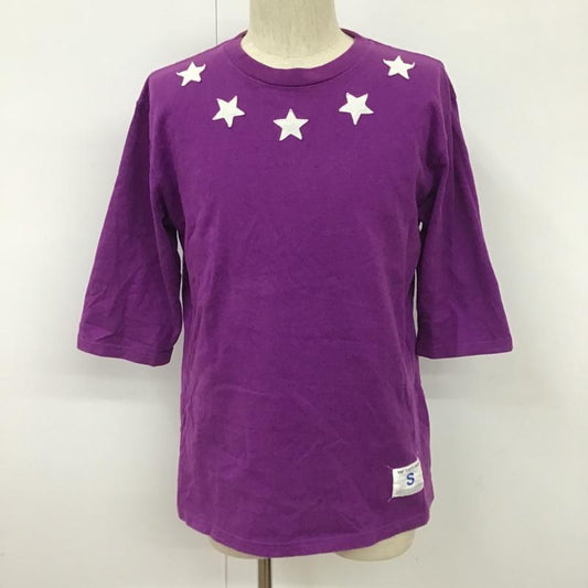 エフエイティー FAT Tシャツ 半袖 半袖カットソー プリントTシャツ クルーネックカットソー ロゴ、文字 紫 / パープル /  メンズ USED 古着 中古 10101917
