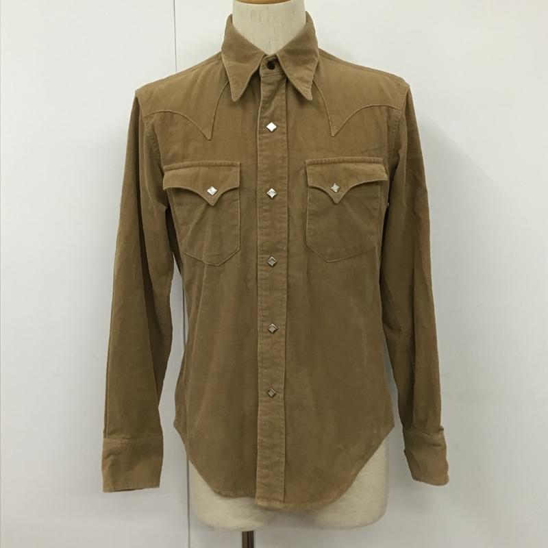 リーバイスレッドタブ Levi's RED TAB シャツ、ブラウス 長袖 長袖シャツ コーデュロイシャツ カラーシャツ ポケットシャツ M 無地 ベージュ / ベージュ /  メンズ USED 古着 中古 10101923