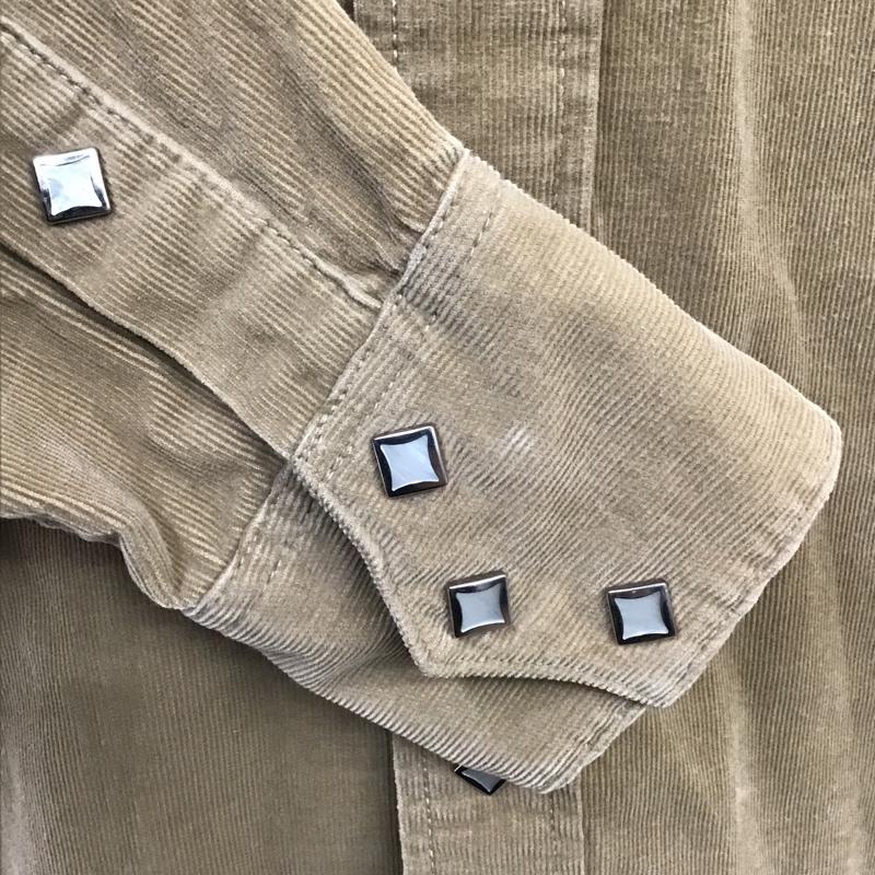 リーバイスレッドタブ Levi's RED TAB シャツ、ブラウス 長袖 長袖シャツ コーデュロイシャツ カラーシャツ ポケットシャツ M 無地 ベージュ / ベージュ /  メンズ USED 古着 中古 10101923