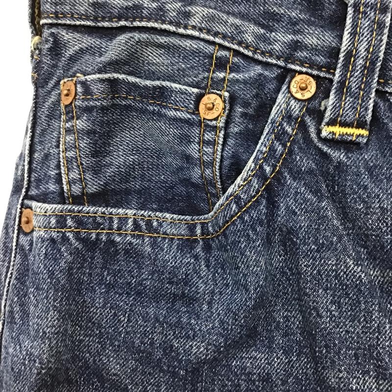 リーバイストラウスアンドコー Levi Strauss & co. パンツ デニム、ジーンズ デニムパンツ ストレートパンツ ワイドパンツ スリムパンツ ジーンズ 32インチ 無地 インディゴ / インディゴ /  メンズ USED 古着 中古 10101924