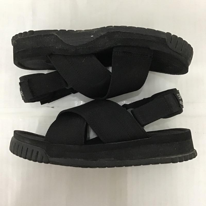 シャカ SHAKA サンダル サンダル スポーツサンダル 23cm クロスストラップ 23.0cm ロゴ、文字 黒 / ブラック /  レディース USED 古着 中古 10101943