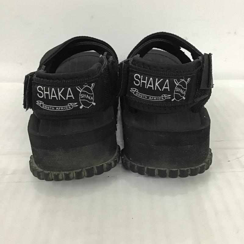 シャカ SHAKA サンダル サンダル スポーツサンダル 23cm クロスストラップ 23.0cm ロゴ、文字 黒 / ブラック /  レディース USED 古着 中古 10101943