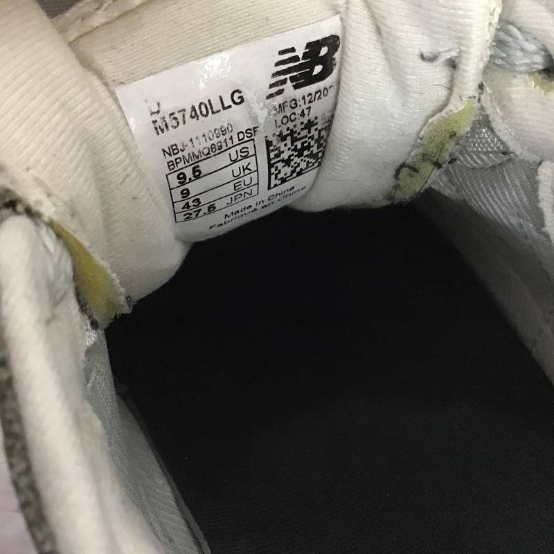 ニューバランス New Balance スニーカー スニーカー M5740LLG 27.5cm 27.5cm ロゴ、文字 灰 / グレー / X ベージュ / ベージュ / X 白 / ホワイト /  メンズ USED 古着 中古 10101954