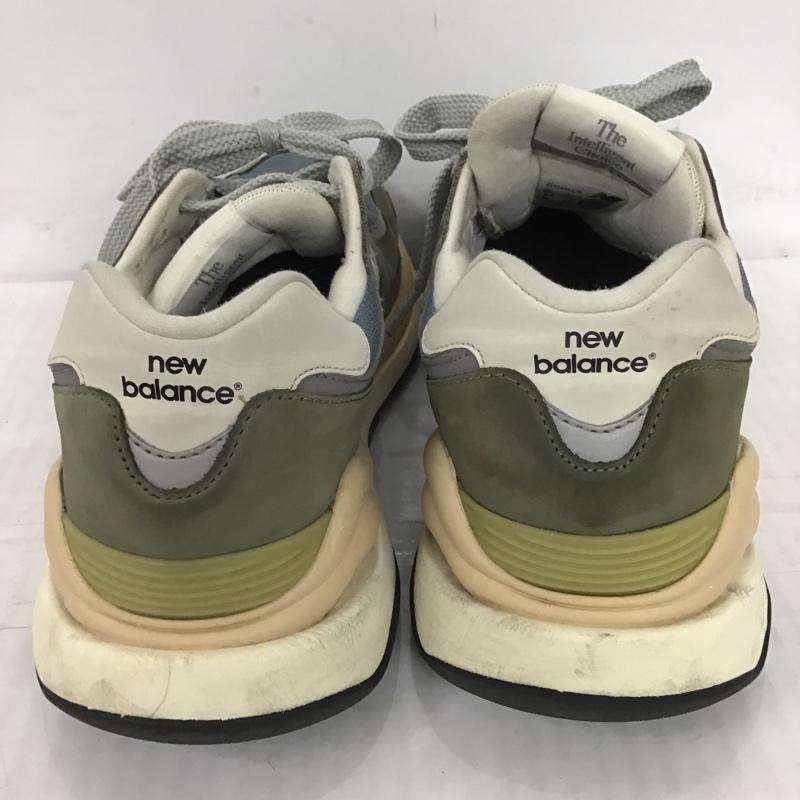 ニューバランス New Balance スニーカー スニーカー M5740LLG 27.5cm 27.5cm ロゴ、文字 灰 / グレー / X ベージュ / ベージュ / X 白 / ホワイト /  メンズ USED 古着 中古 10101954