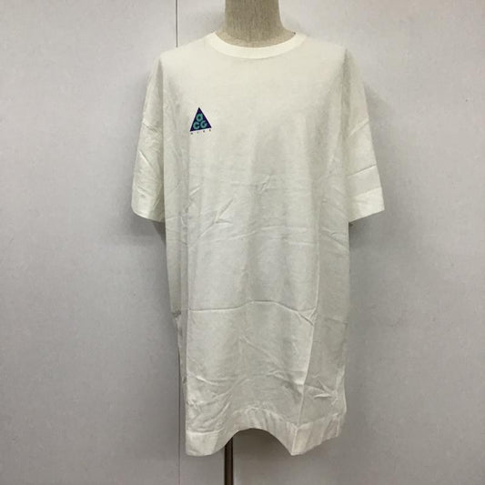 ナイキ NIKE Tシャツ 半袖 AO4643-100 NIKEACG Tシャツ 半袖カットソー プリントTシャツ XL ロゴ、文字 白 / ホワイト /  メンズ USED 古着 中古 10101970
