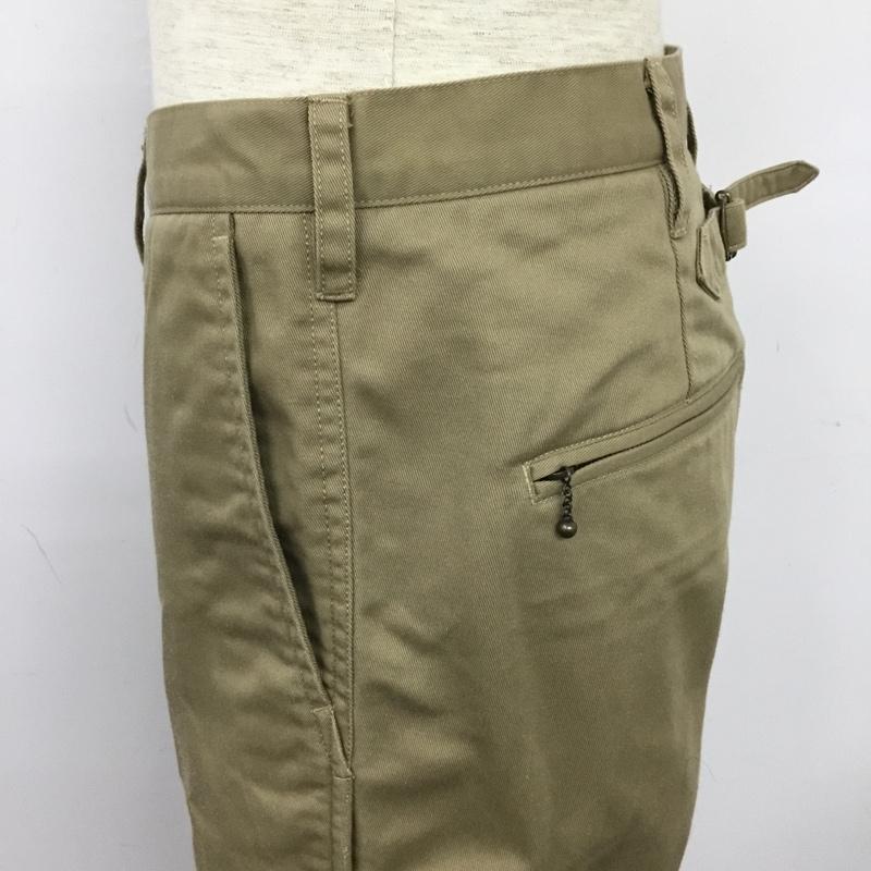 クラクト CLUCT パンツ チノパン カジュアルパンツ ストレートパンツ チノパン ワイドパンツ 無地 ベージュ / ベージュ /  メンズ USED 古着 中古 10101991