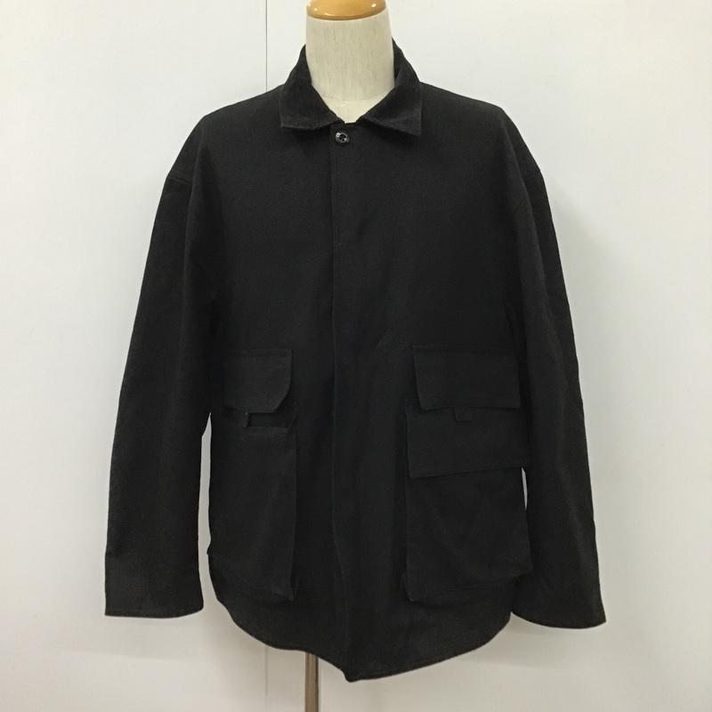 サンディニスタ Sandinista ジャケット、上着 ジャンパー、ブルゾン L 無地 黒 / ブラック /  メンズ USED 古着 中古 10102004