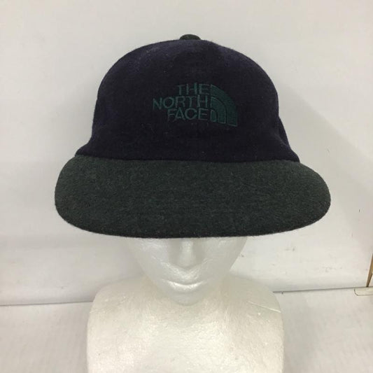 ザノースフェイス THE NORTH FACE 帽子 キャップ NN-9082 FREE ロゴ、文字 緑 / グリーン / X 紺 / ネイビー /  メンズ USED 古着 中古 10102007